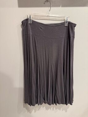 Coldwater Creek Gray Circle Skirt